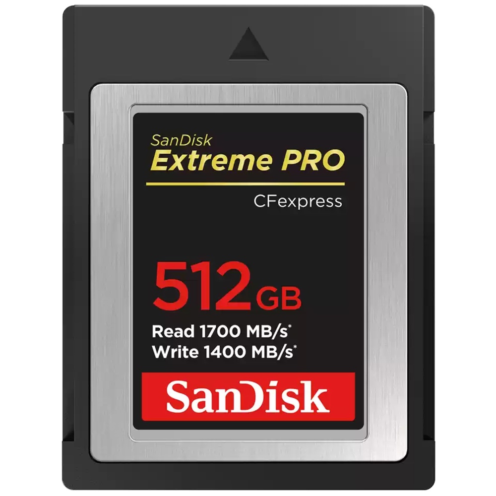 Sandisk CF express Extreme Pro 512 Go 1 700 / 1 400 Mo/s type B
