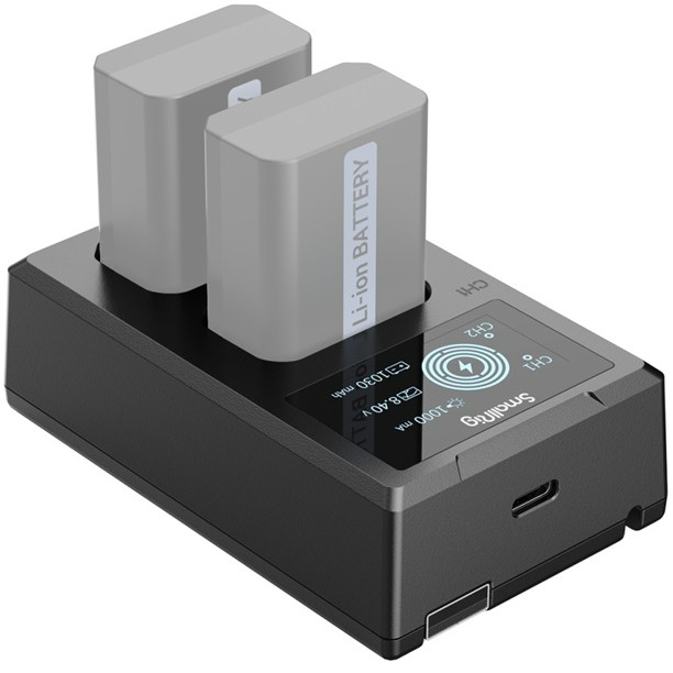 SmallRig 4081 NP-FW50 Chargeur de batterie pour appareil photo