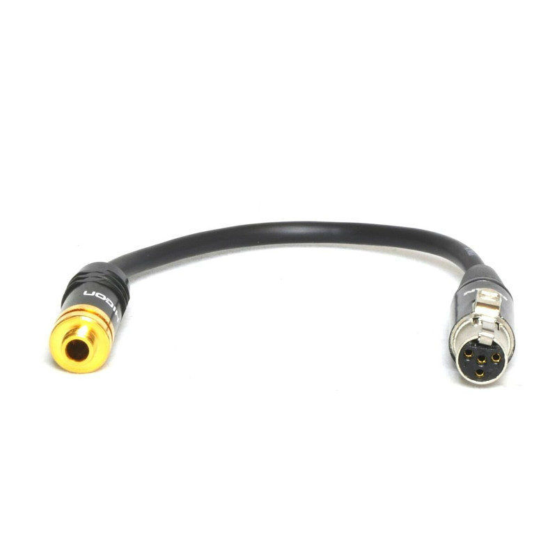 Peppercable CAY-SHU 3,5 mm Mini Jack Femelle Verrouillable - TA4F Mini XLR Femelle