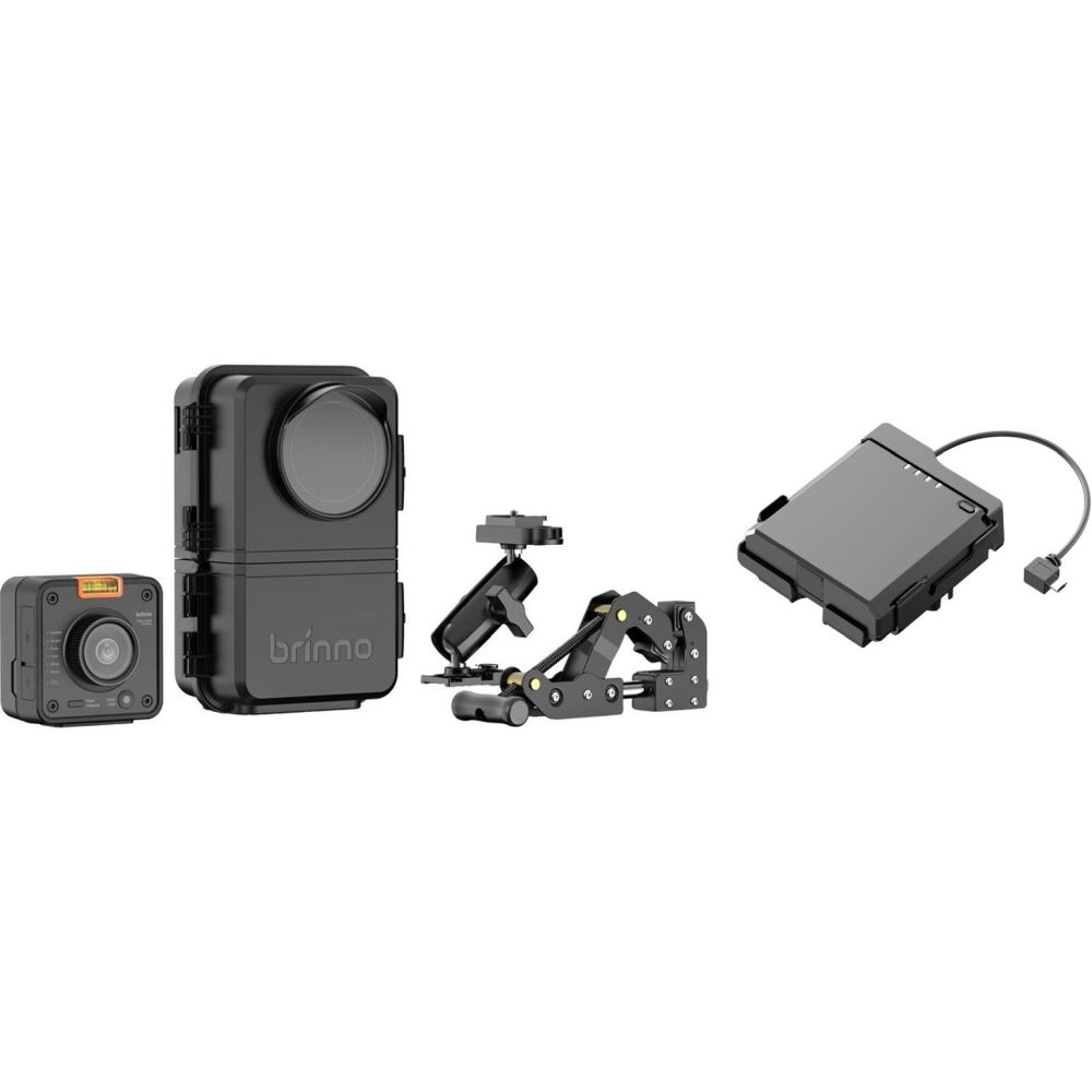 Caméra de chantier Brinno BCC5000 avec timelapse et pack d'alimentation