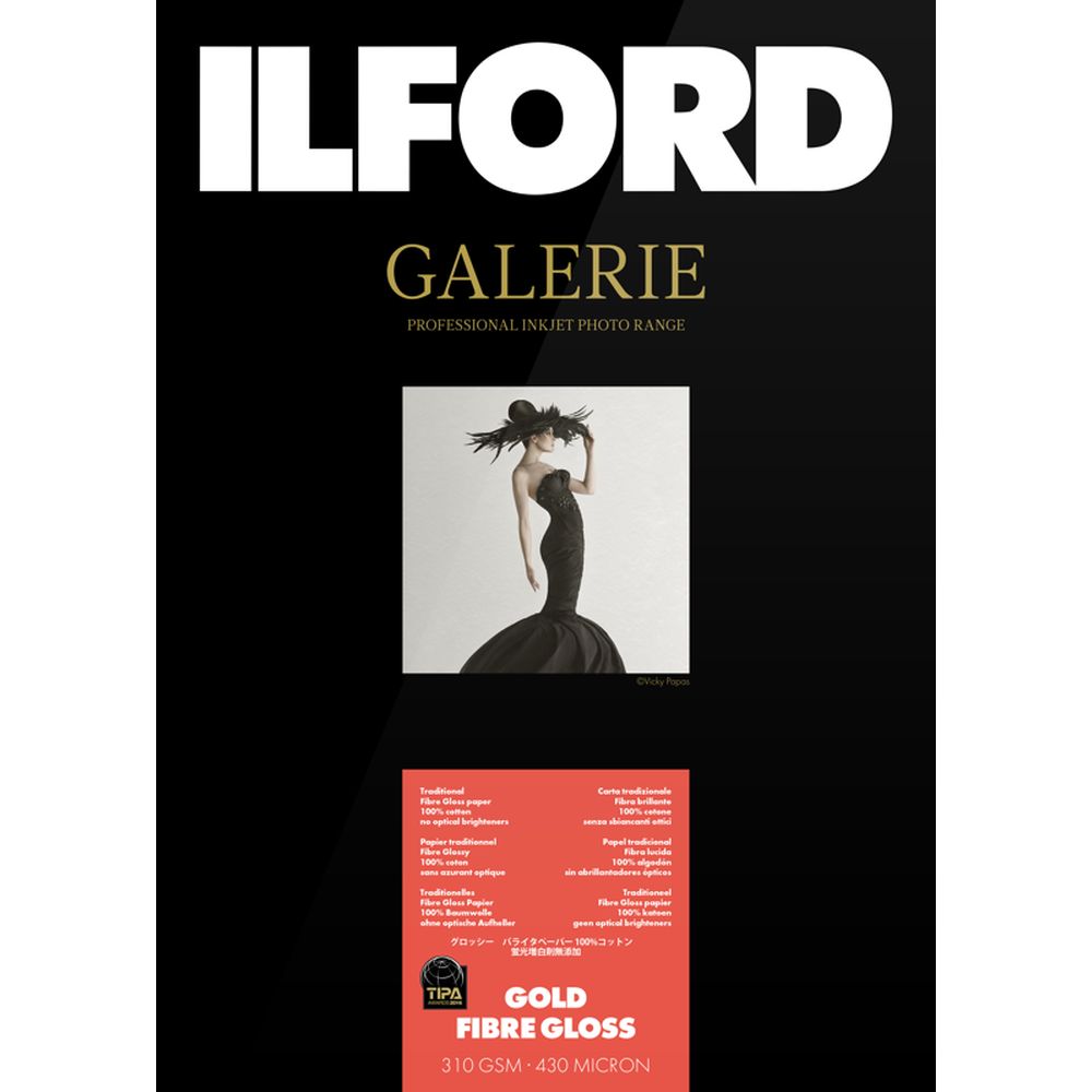 Ilford GALERIE Prestige Gold Fibre Gloss A3+ 25 feuilles