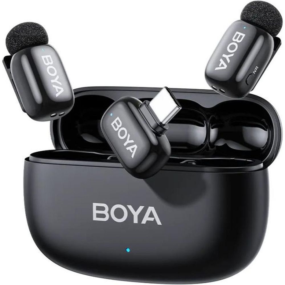 Boya Mini 2 (2 TX + 1 RX USB-C + 1 RX Lightning) noir
