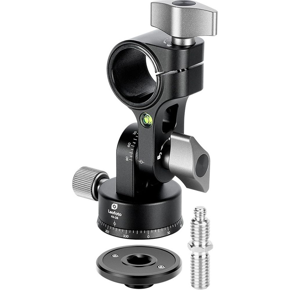 Leofoto HX-32 Adaptateur d'inclinaison de colonne centrale pour trépied LX-324CT