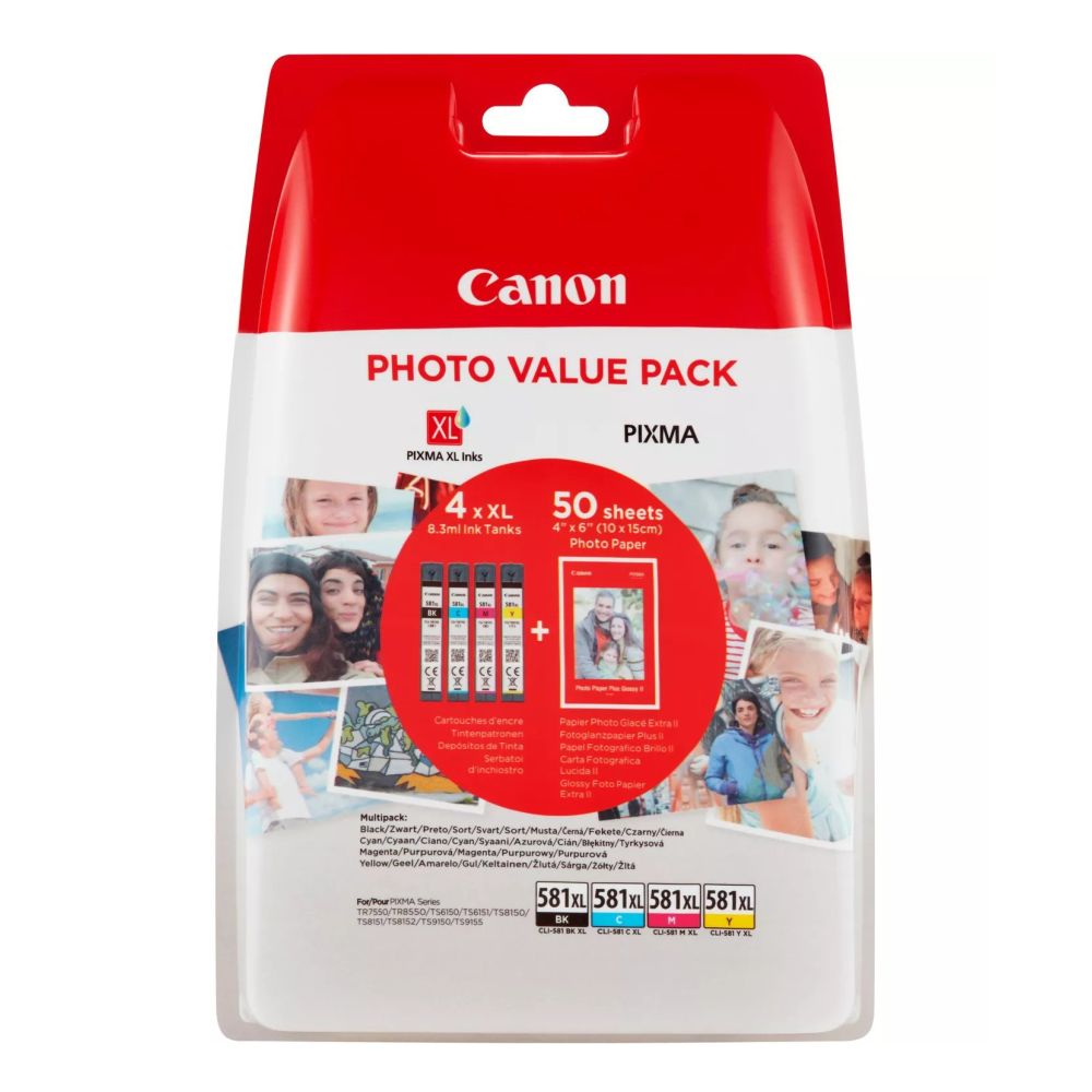 Multipack Canon CLI-581 XL Photo