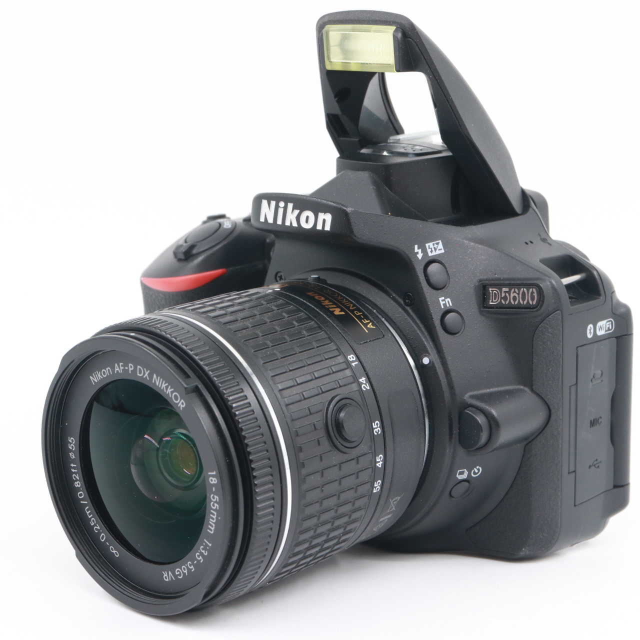 Nikon D5600 body + AF-P 18-55mm F/3.5-5.6G DX VR occasion