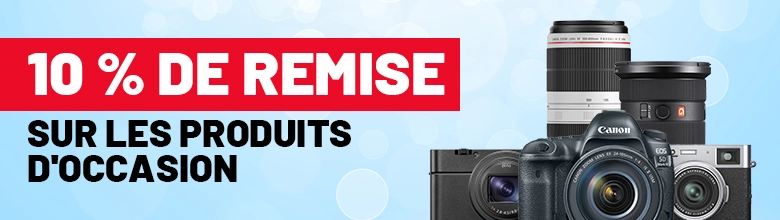 10% de remise sur les produits d'ocassion