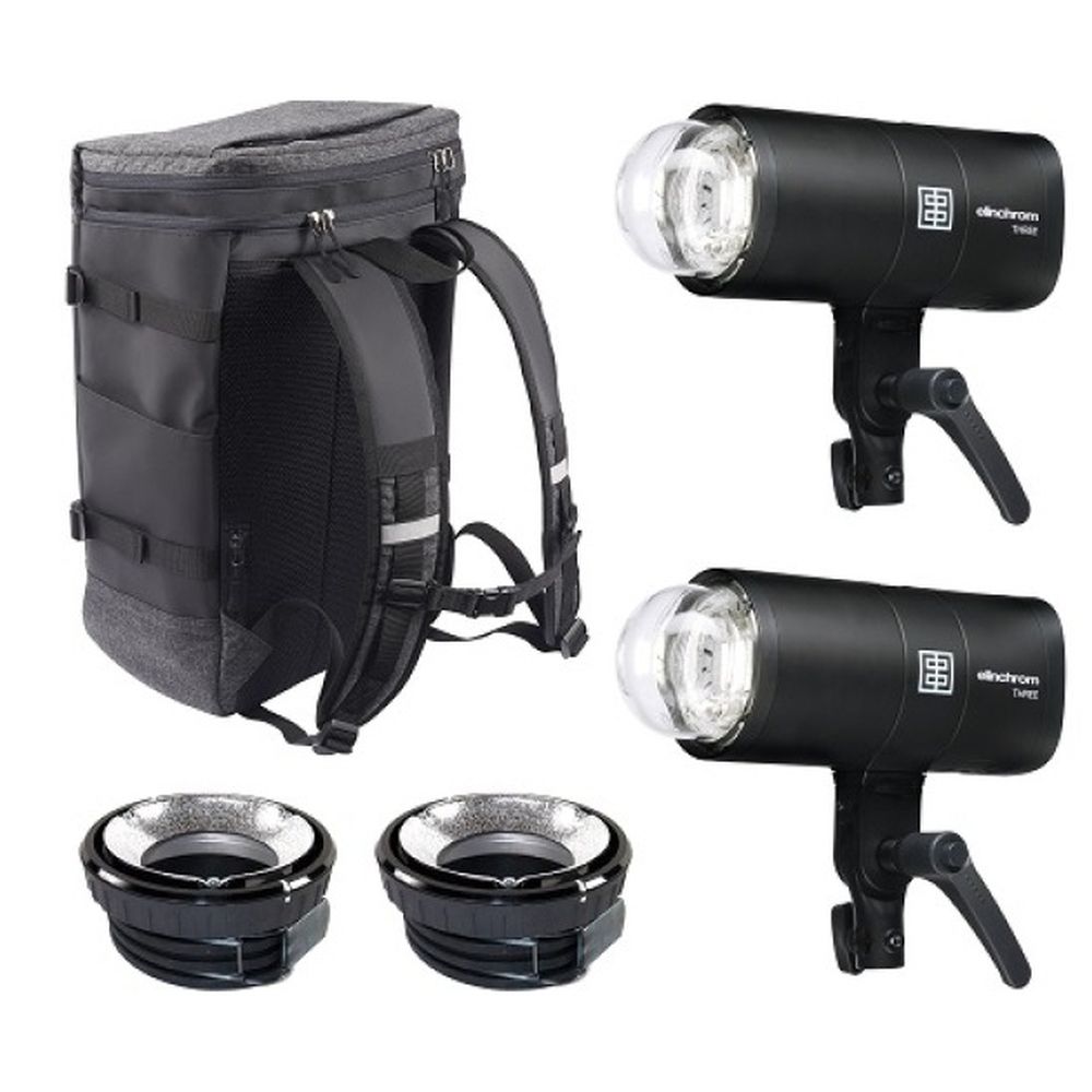 Kit double de flash hors caméra Elinchrom THREE