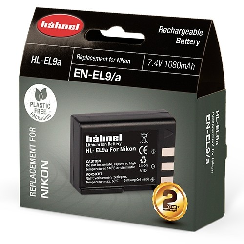 Hähnel HL-EL9a - Nikon EN-EL9
