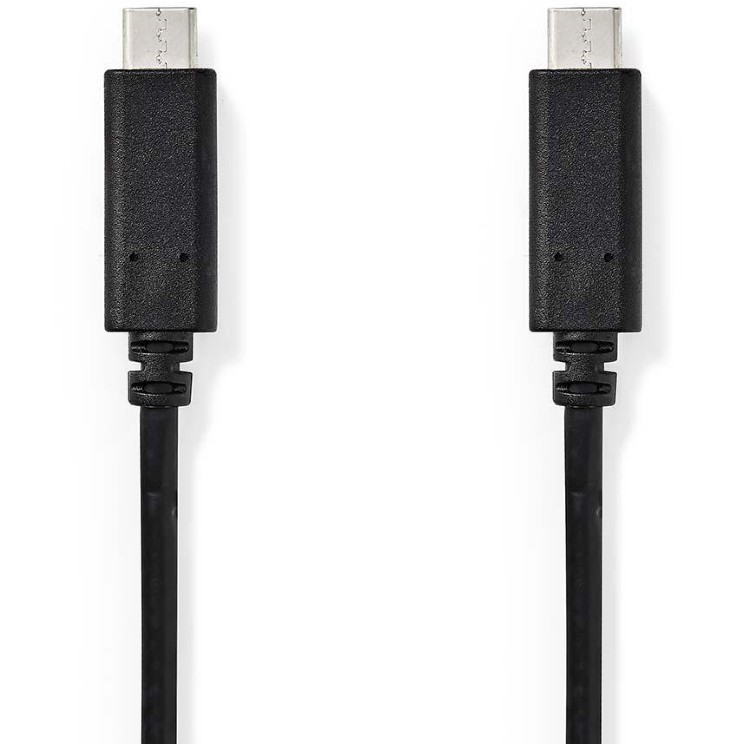 Câble Nedis USB 3.1 (Gen1) Type C Mâle Type C Mâle 1,0 m Noir