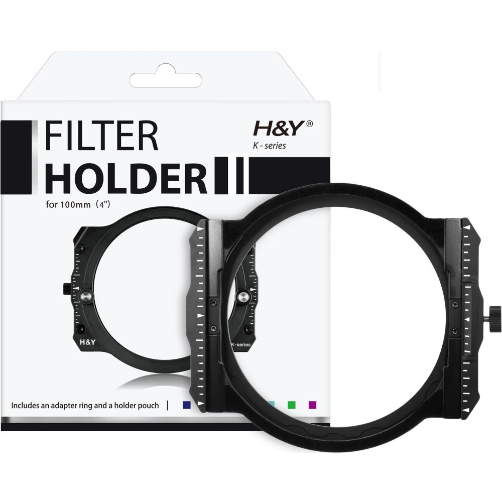 Support H&Y série K Mark III + filtre polarisant circulaire naturel + adaptateur rapide 67/72/77/82 mm