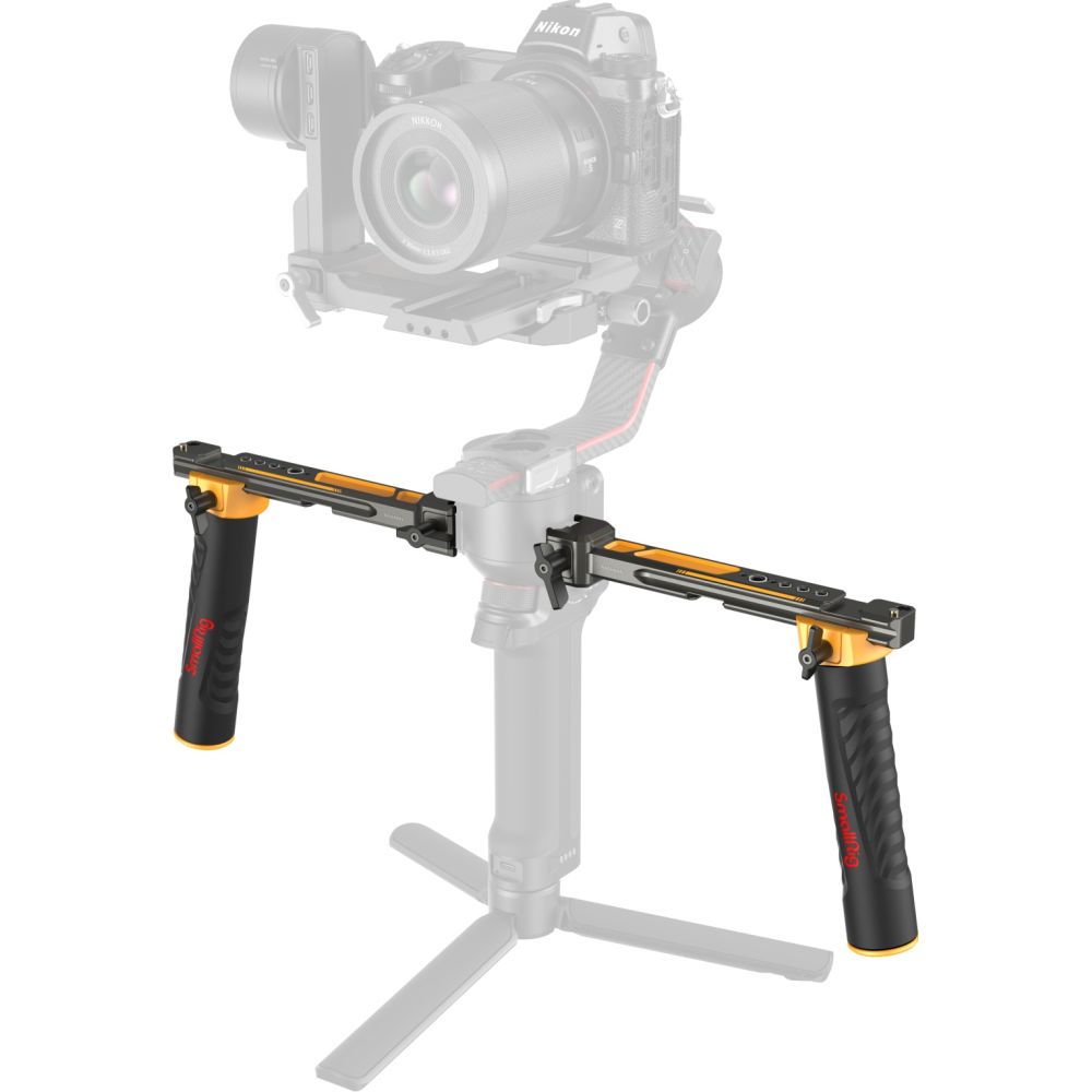 Poignée double SmallRig 5526 pour DJI RS 2 / RSC 2 / RS 3 / RS 3 Pro / RS 4 / RS 4 Pro « Édition BumbleBee »