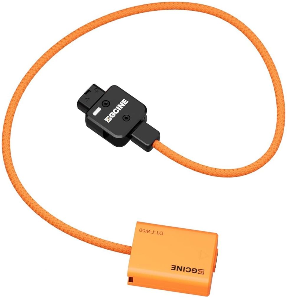 ZGCine D-Tap to NP-FW50 Dummy Battery Cable (Câble de batterie factice NP-FW50)