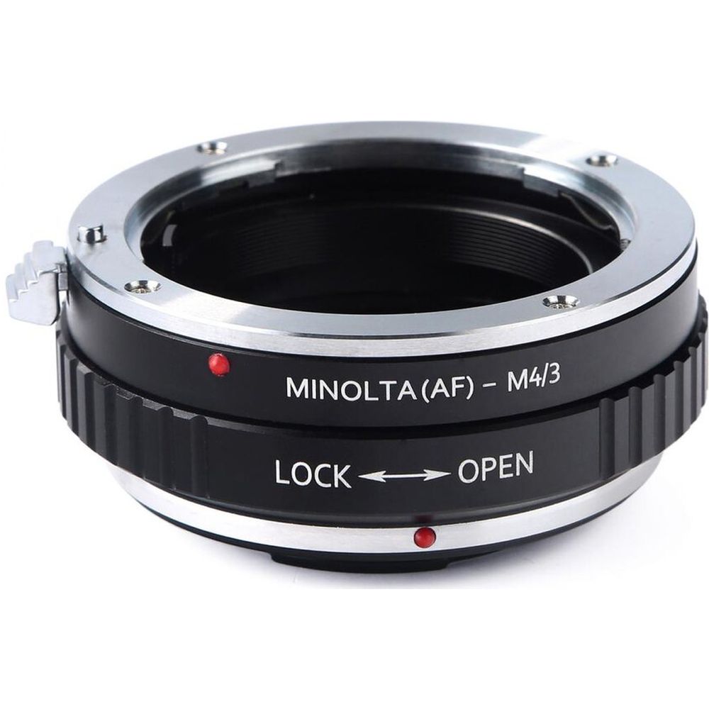 Adaptateur d'objectif K&F pour Sony Alpha A et Minolta AF - Micro 4/3