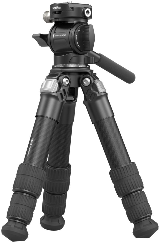 SmallRig 5025 Kit de trépied de table en fibre de carbone ultra-robuste