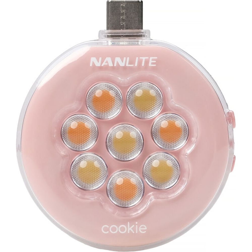 Mini lampe LED Nanlite Cookie (rose corail)