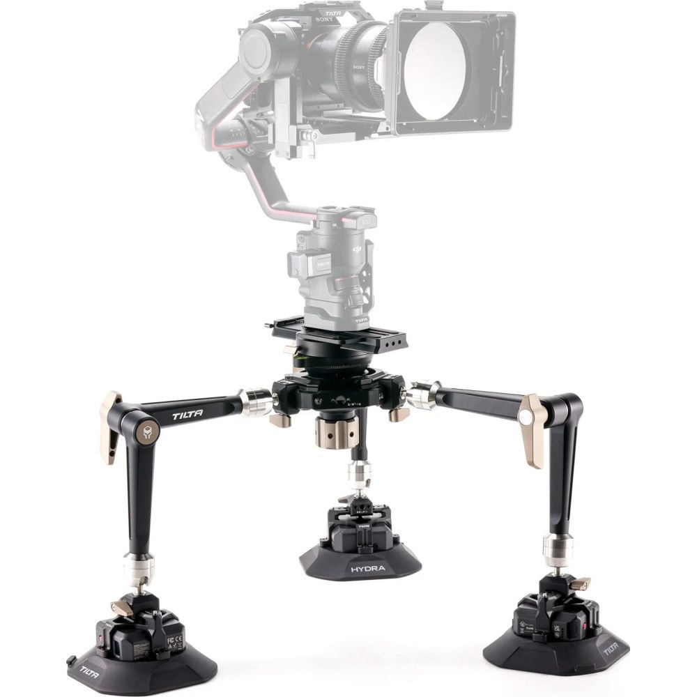 Tilta Hydra Articulating Car Mounting System with Electronic Suction Cups with battery (système de montage articulé pour voiture avec ventouses électroniques et batterie)