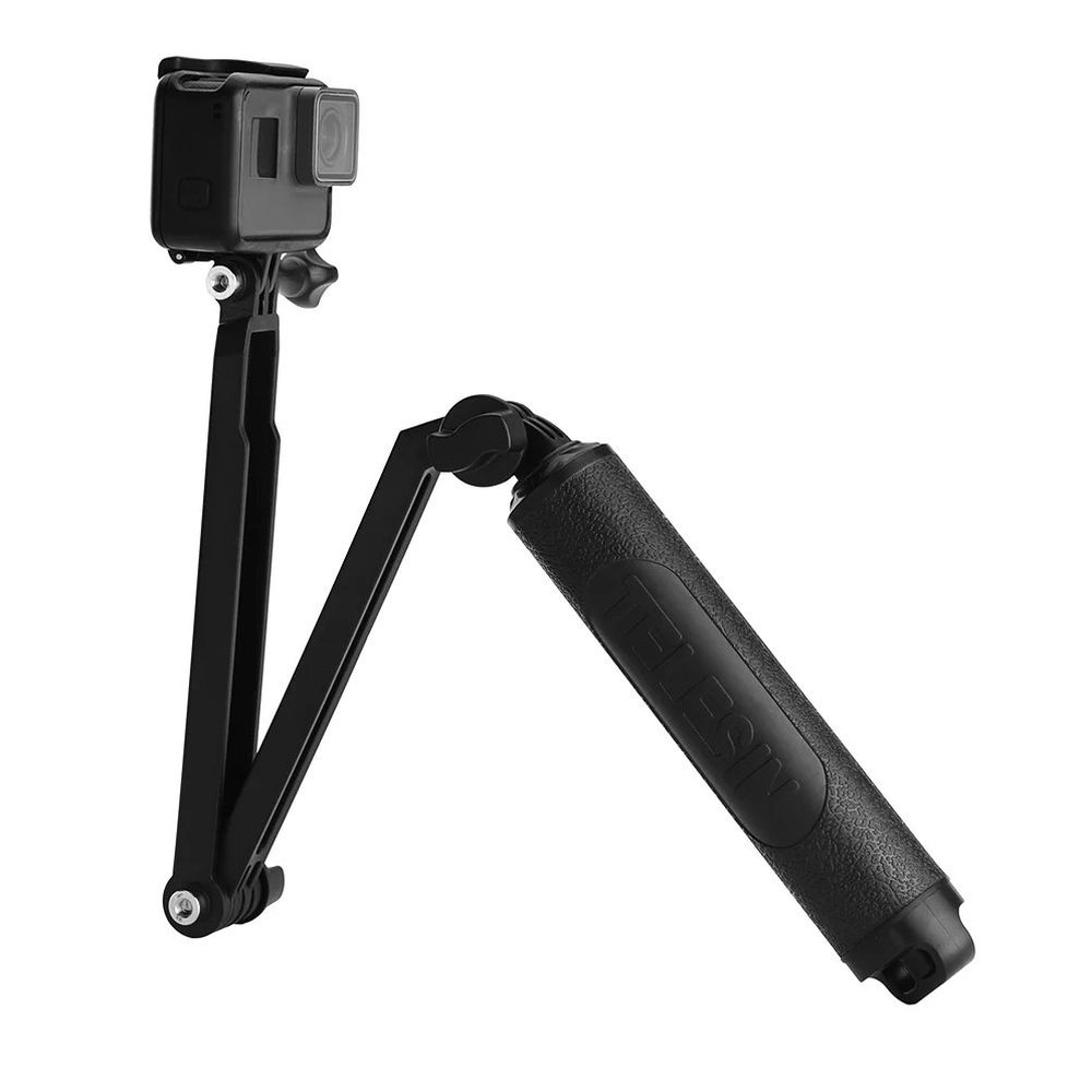 Telesin 3-Way selfie stick for GoPro with tripod and bobber (bâton de selfie à 3 voies pour GoPro avec trépied et bobber)
