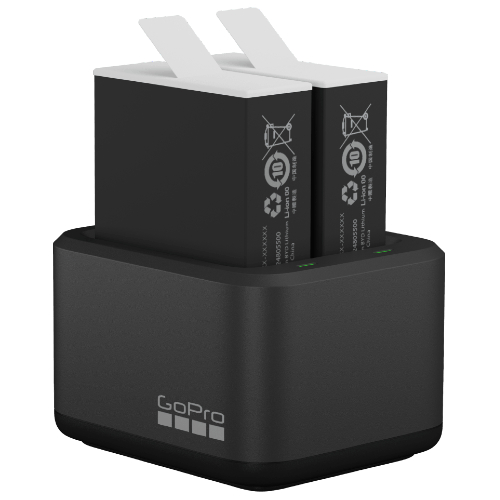 Chargeur de batterie double GoPro + 2x batterie Enduro HERO9/10/11/12