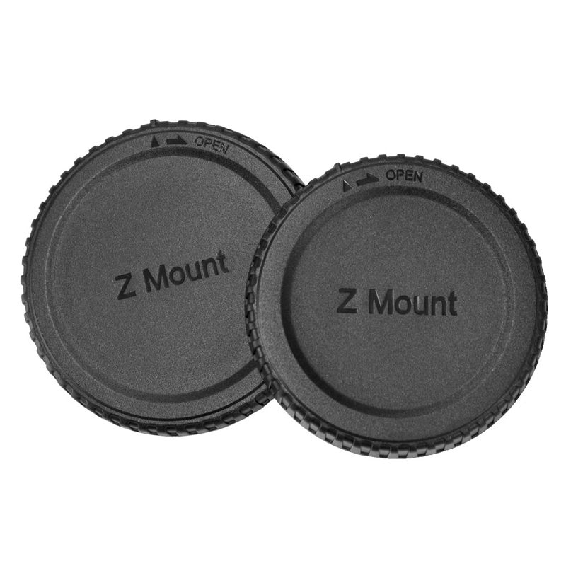 Bouchons arrière d'objectif et de boîtier Caruba pour monture Nikon Z