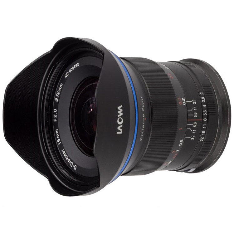 Objectif Venus Optics LAOWA 15 mm f / 2 ZERO-D pour Canon EOS R