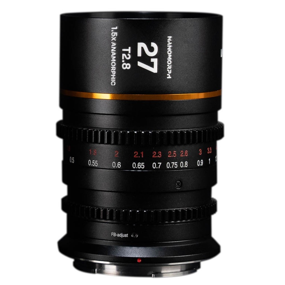 Laowa Nanomorph 27mm T2.8 1.5X S35 (Ambre) (Cine) Sony E