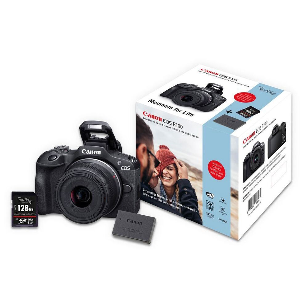 Canon EOS R100 + RF-S 18-45mm IS STM édition spéciale