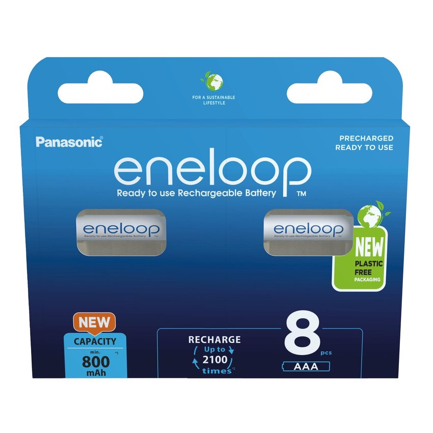 Panasonic Eneloop 8x (AAA) 800mAh