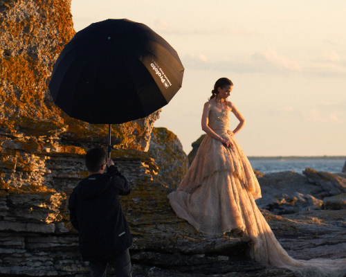 Profoto flash parapluie