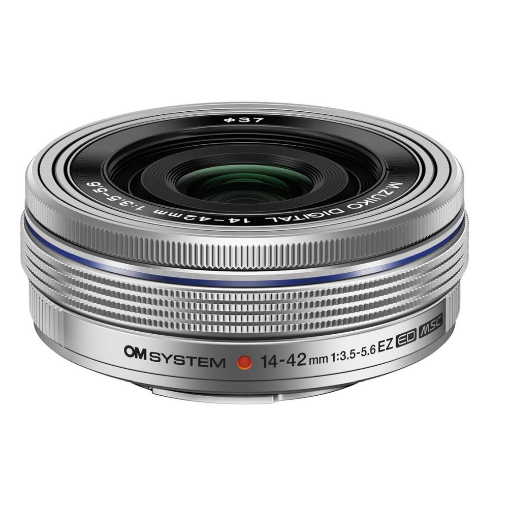 OM SYSTEM M.Zuiko Digital ED 14-42mm F/3.5-5.6 EZ Pancake argenté