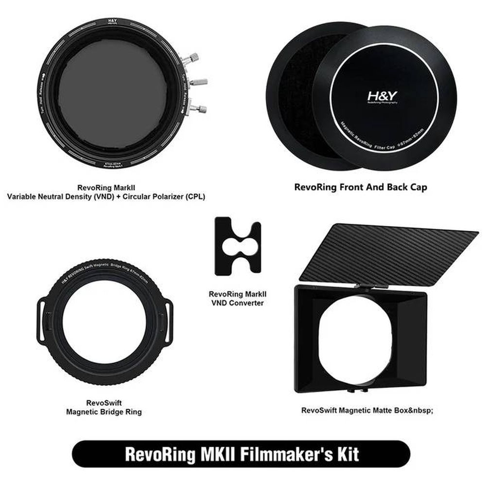 H&Y RevoRing MKII kit vidéo 82-95mm (RNC95-II + RBR-95 + RMBOX + RC01)