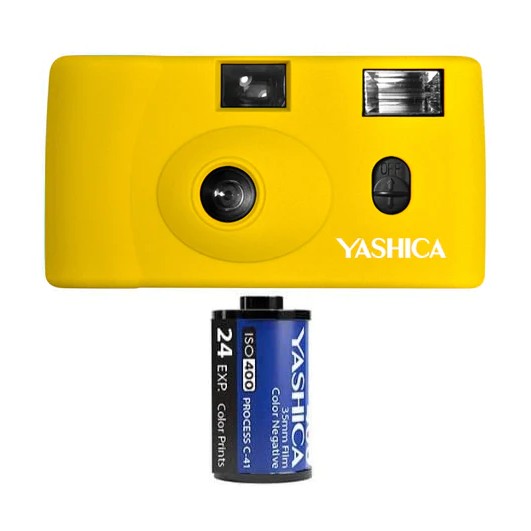 Yashica MF1 yellow Set with Film