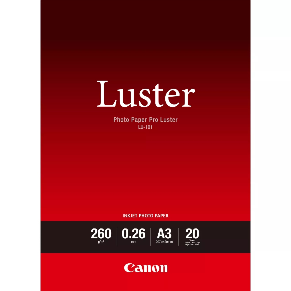Canon Lustre LU-101 A3 20 Feuilles