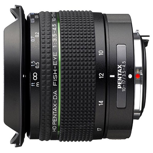 Pentax 10 - 17 mm HD DA f / 3.5 - 4.5 ED fisheye