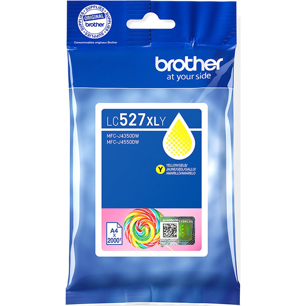 Cartouche d'encre XL jaune Brother LC-527XLY