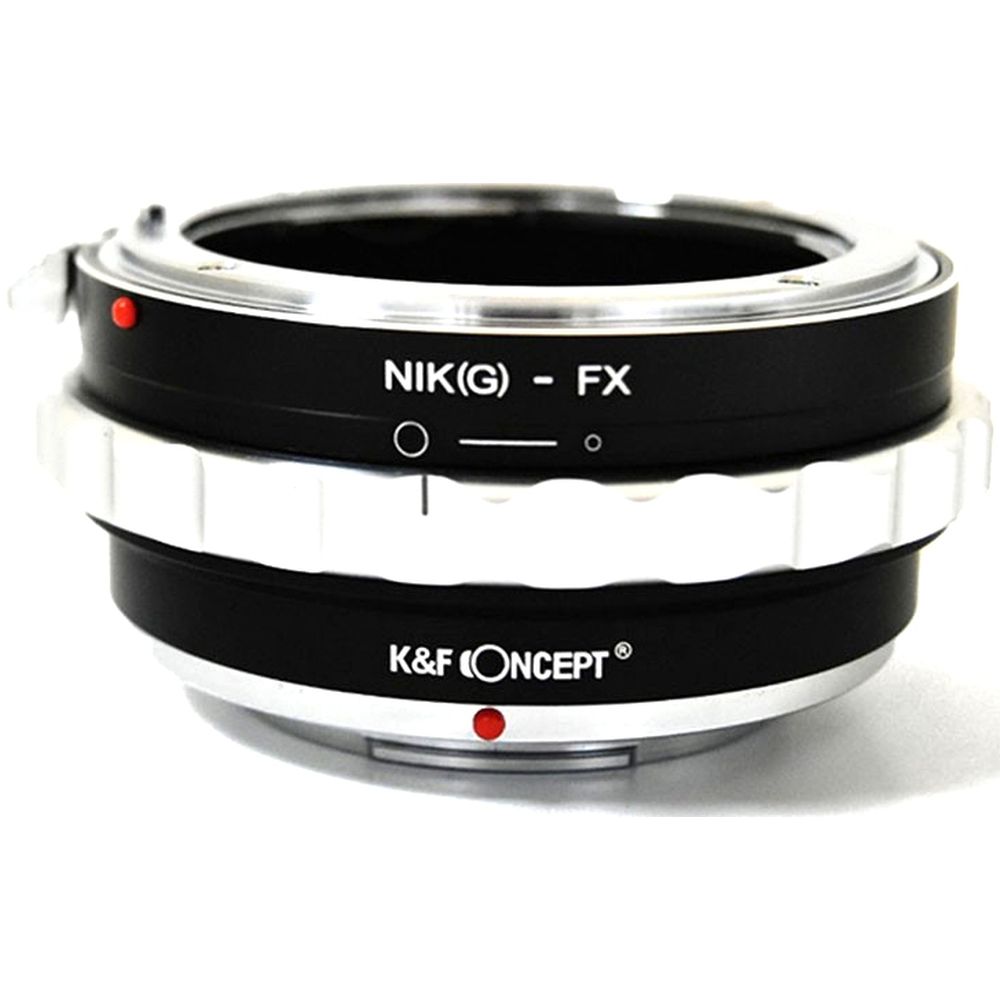 Adaptateur d'objectif K&F Nikon F (type G) - Fujifilm X