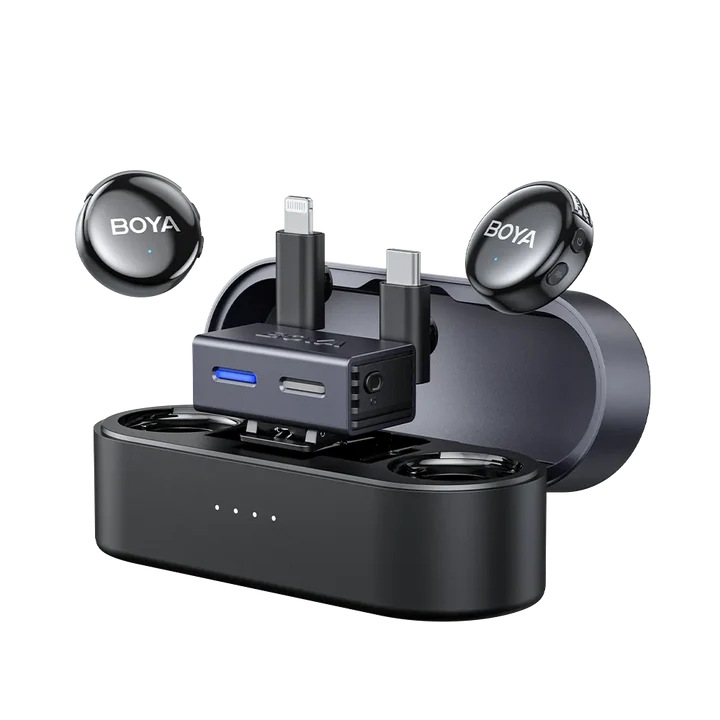 Boya BOYALINK 3-02 Button-Sized Wireless Microphone set
