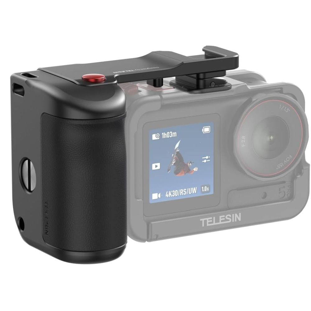 Poignée Telesin pour la photographie de rue avec DJI Osmo Action 3/4/5