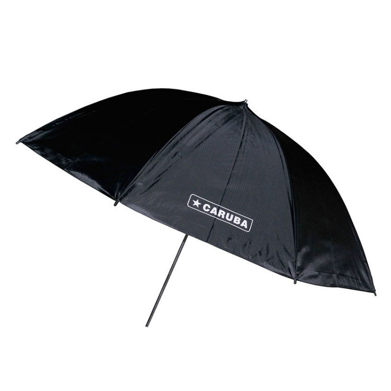 Caruba Parapluie réflecteur Blanc + couverture noire 153cm