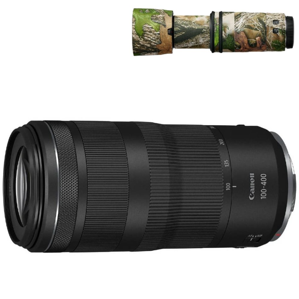 Canon RF 100-400mm F/5.6-8 IS USM + Easycover Lens Oak True Timber