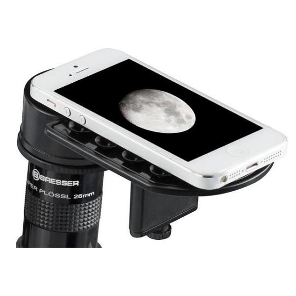 BRESSER Deluxe Smartphone Adapter voor Telescopen en Microscopen (Adaptateur smartphone pour télescopes et microscopes)