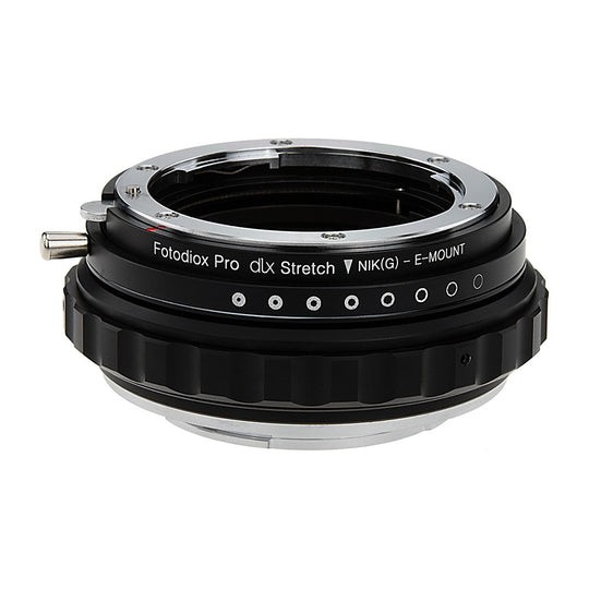 Adaptateur de monture d'objectif extensible Fotodiox DLX Nikon Nikkor F Mount G-Type vers Sony E-Mount