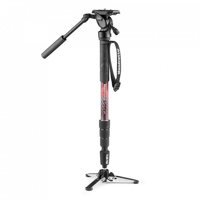 Kit Monopod Vidéo Manfrotto Element MII en Aluminium avec Tête Liquide