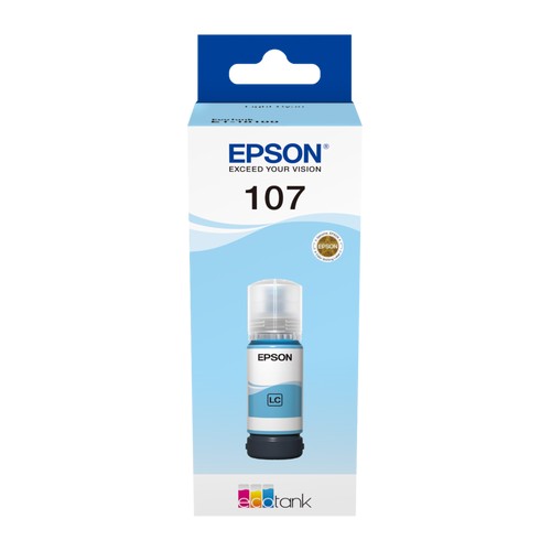 Bouteille d'encre cyan clair EPSON 107 EcoTank
