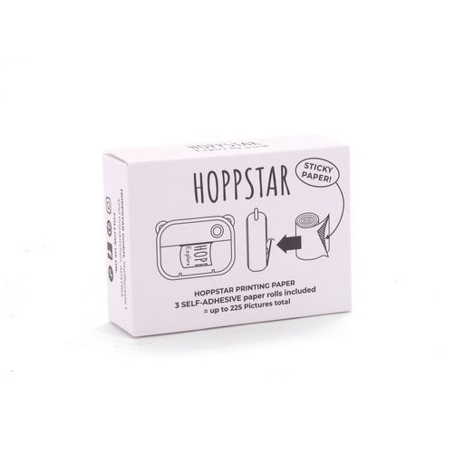 Recharge de rouleaux de papier Hoppstar, lot de 3 (autocollants)