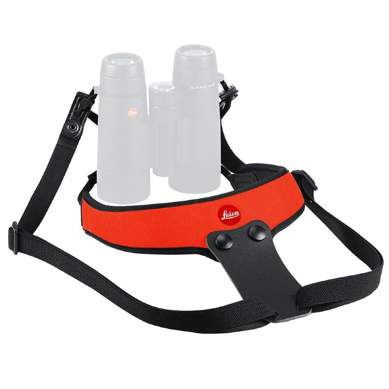 Leica 42058 Courroie de sport pour jumelles en néoprène orange juicy