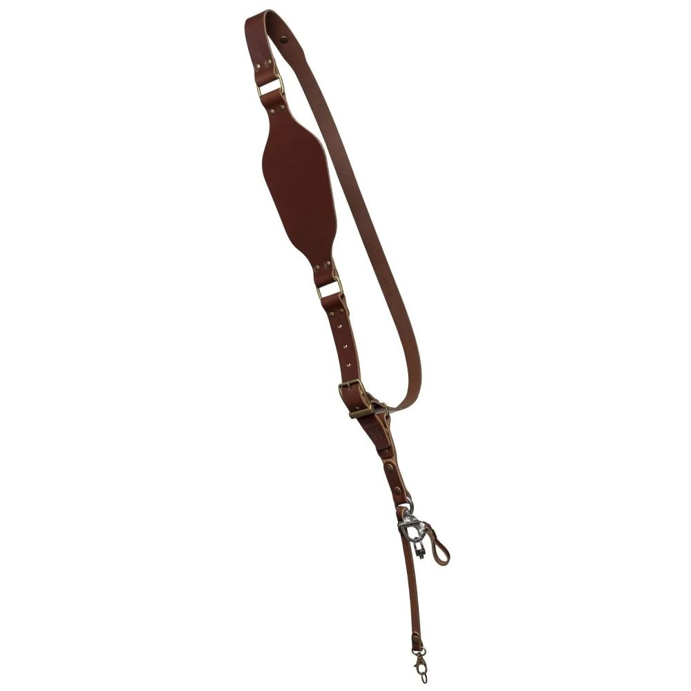 The Hantler Camera Shoulder Strap Brandy / Brass, Regular