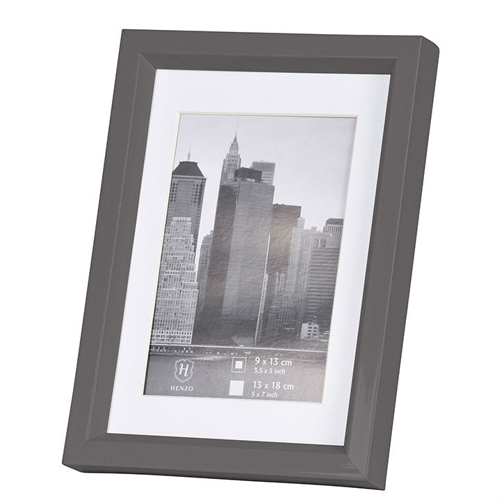 Cadre Photo Henzo Metallica 13 x 18 cm Gris Foncé