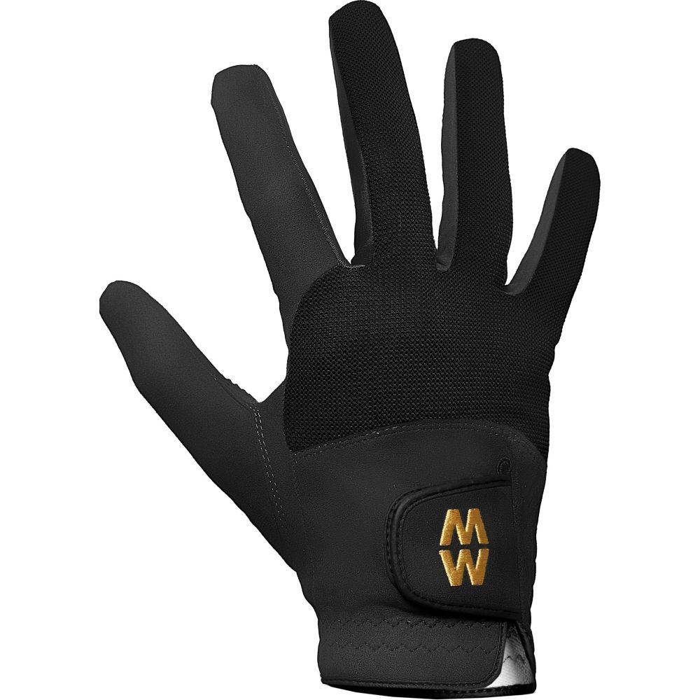 Gants courts en maille MacWet Shoot, noirs, 8,5 cm