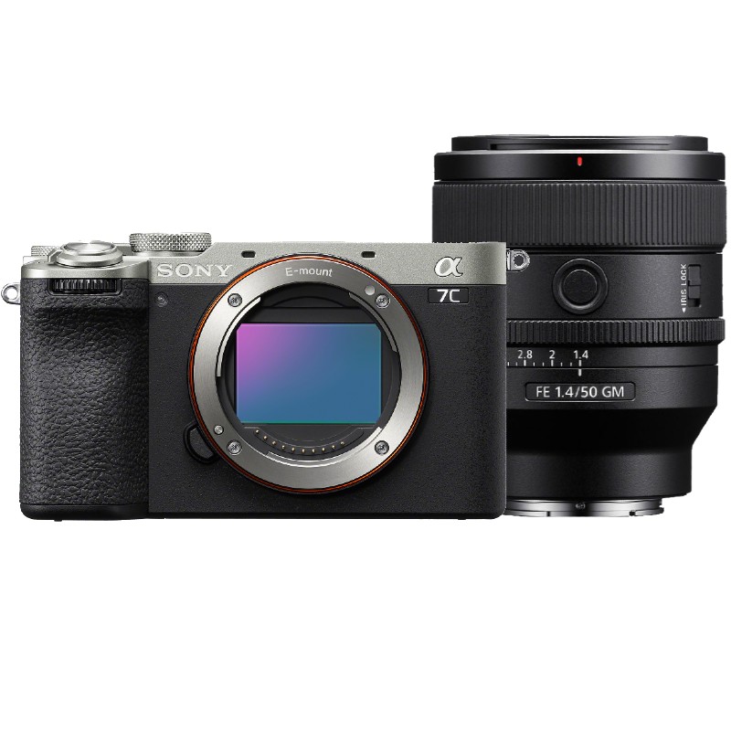 Sony A7C II argent + 50mm F/1.4 GM