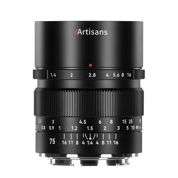 7Artisans 75mm F/1.4 Nikon Z-mount Noir